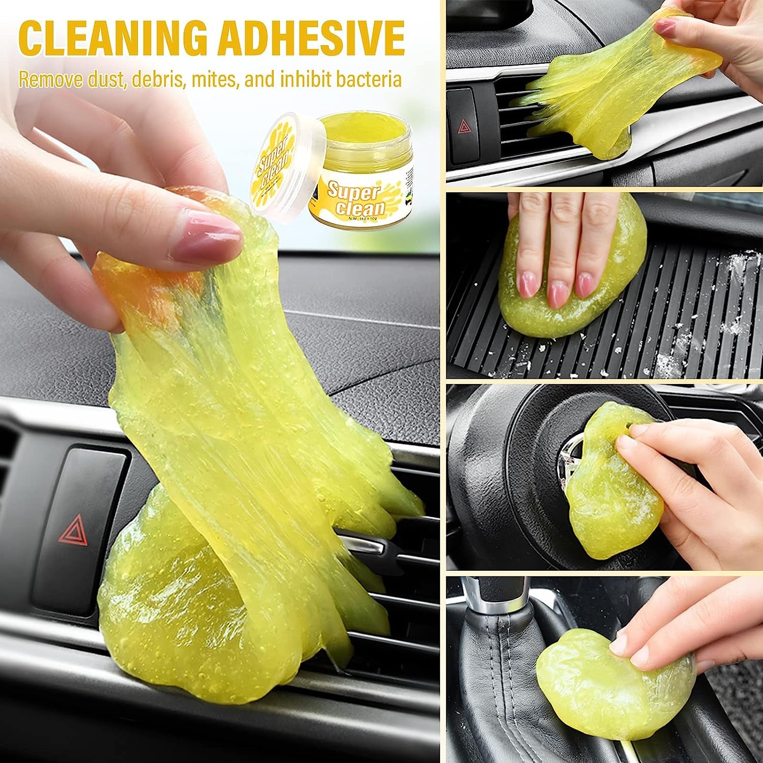 Auto Reinigungsset - 20-Teiliges Autopflege Set Für Innenraum Und Außen - Autowaschset Mit Bürsten, Polierschwämmen, Reinigungsgel Und Mehr - Praktische Tragetasche Inklusive