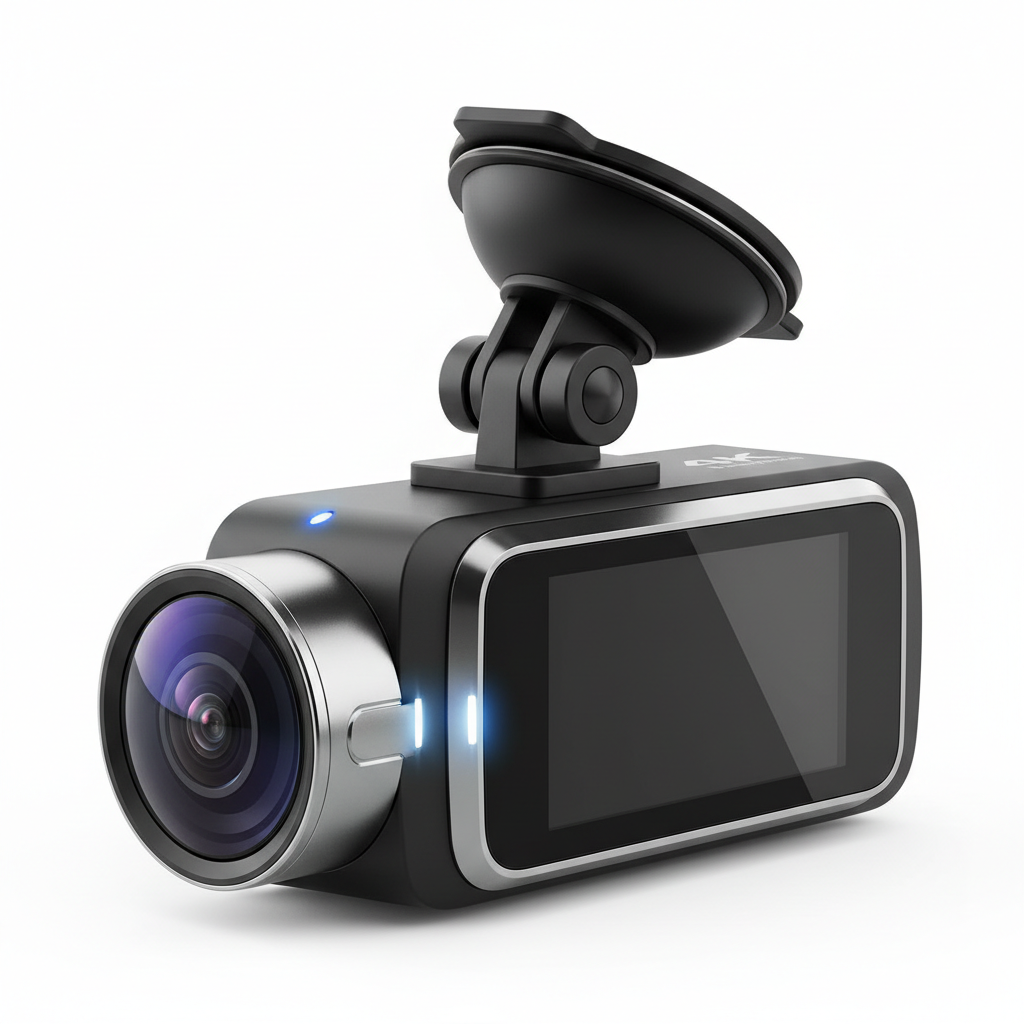 Dashcam Ultra 4K Pro mit Touchscreen und Halterung