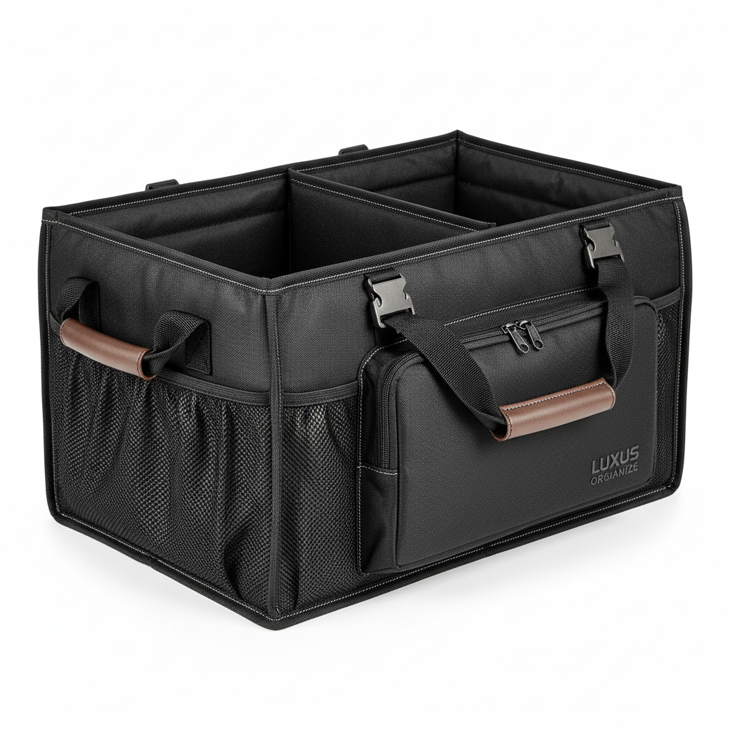 Premium Kofferraum Organizer XXL mit mehreren Fächern und Kühlfach