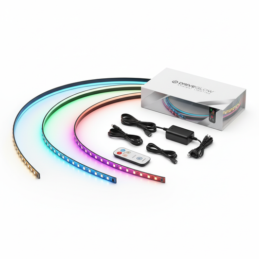 LED Ambientebeleuchtung RGB Premium mit Fernbedienung und LED-Strips